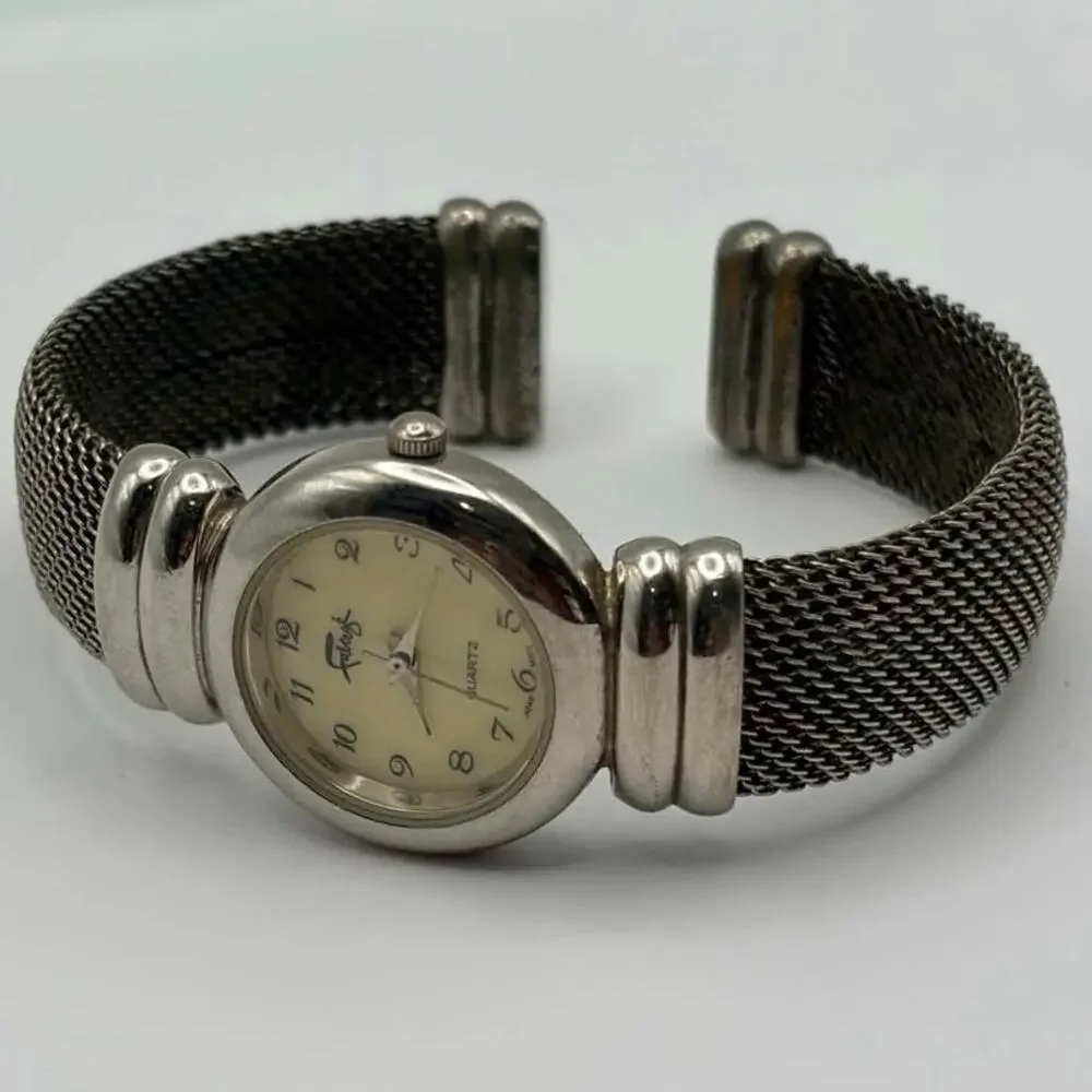 Silver Falenge Cuff Watch